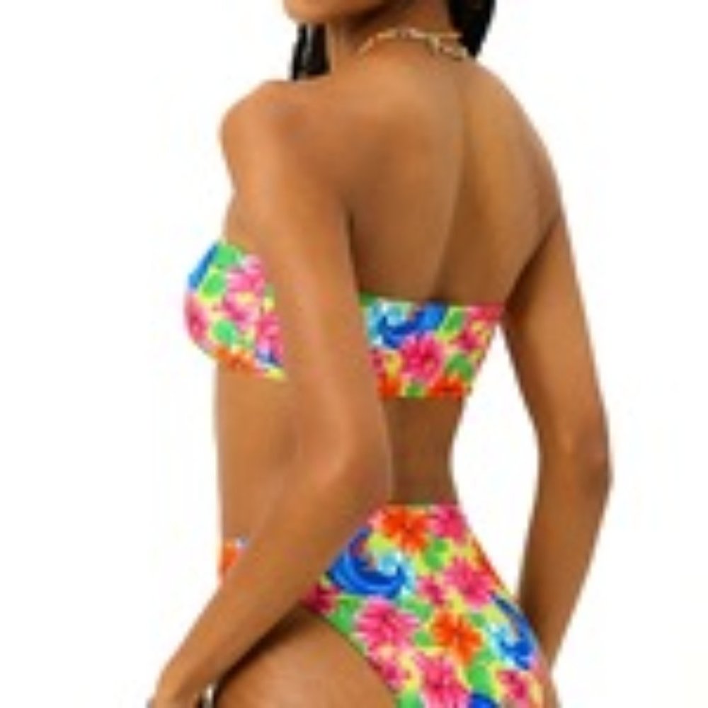NWT!! Frankie's Bikinis - Anne Hi Waist Bot-NeonSurfer